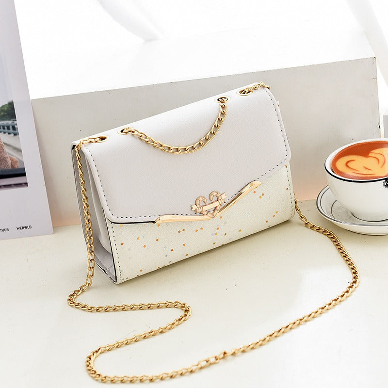 New Women's Bag Single Shoulder Crossbody Bag Sequin Fashion Bag Korean Edition Women's Shoulder Bag Mobile Bag Wallet Trend