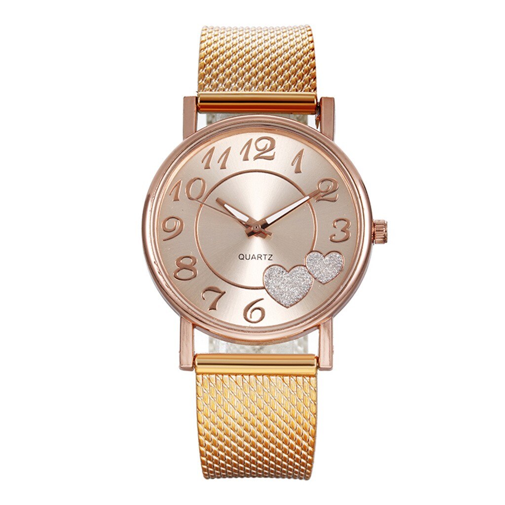 The Latest Top Watch Fashion Women Mesh Belt Watch Wild Lady Creative Gift relojes para mujer Drop Shopping