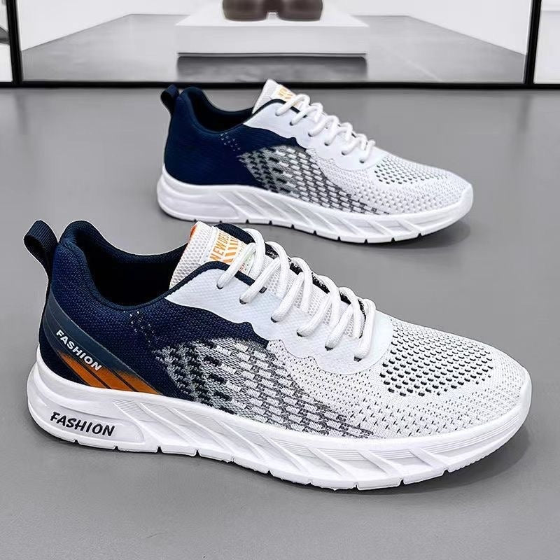 Men's shoes, new summer sports and leisure shoes, breathable and odor resistant mesh shoes, trendy and versatile running shoes