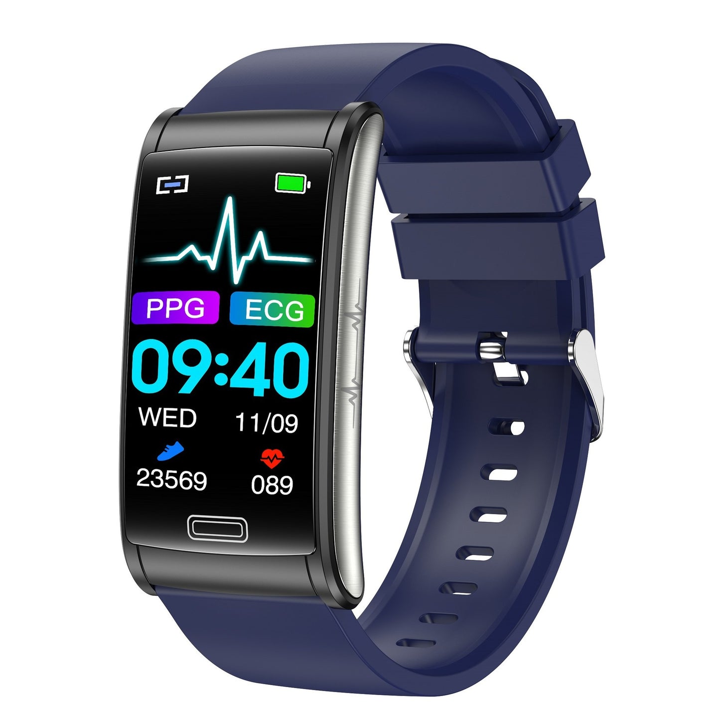 E600 1.47-inch Full touch screen Egg roll smartwatch ECG blood glucose oxygen health fitness E600 smart watch band Bracelet