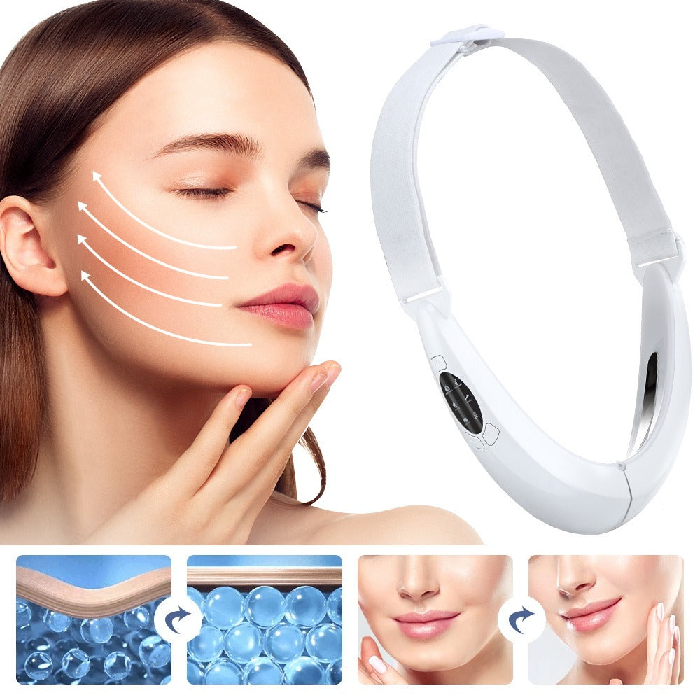 New Micro Current Colorful Light Beauty Slimming Instrument Tool Intelligent Tuina Hot Apply Lifting V-shaped Slimming