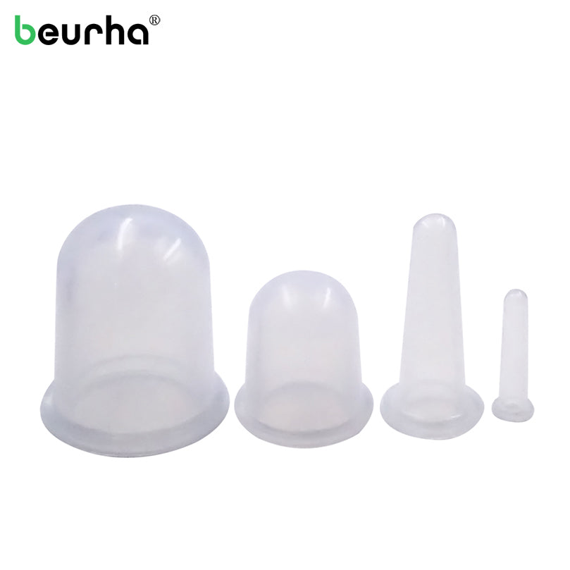 Vacuum Body Massage Helper Anti Cellulite Silicone Cupping Cups Family Health Care Massage Face Neck Medical Pump Suction