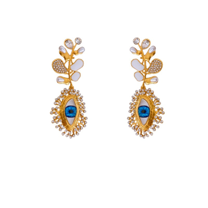 Retro high-end earrings, niche and versatile earrings