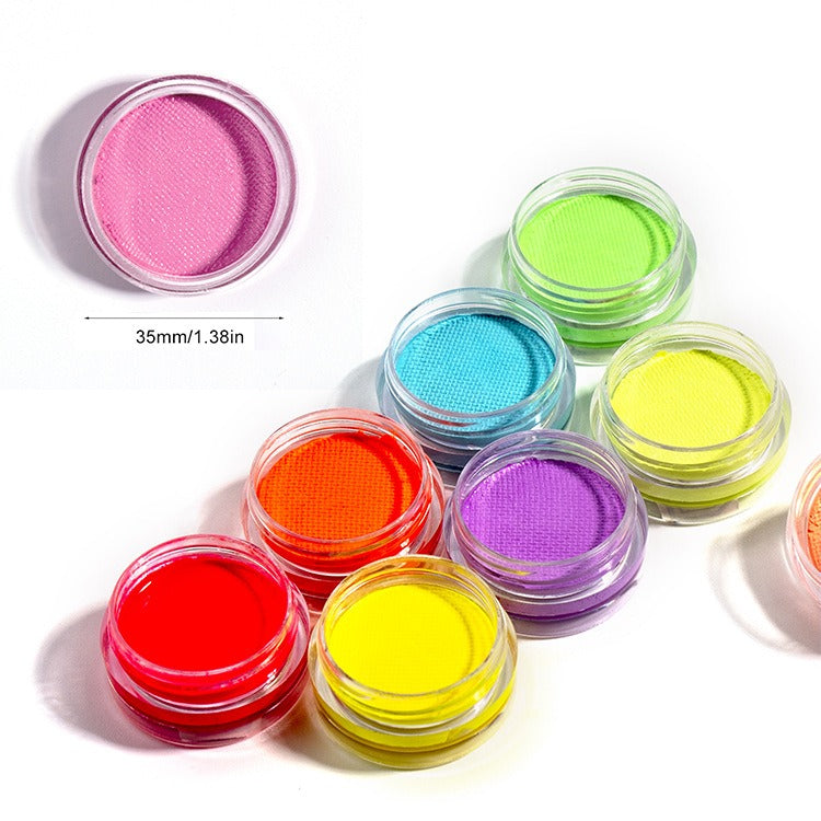 Colorful fluorescent body paint eyeliner cream Halloween face paint cream luminous color paint