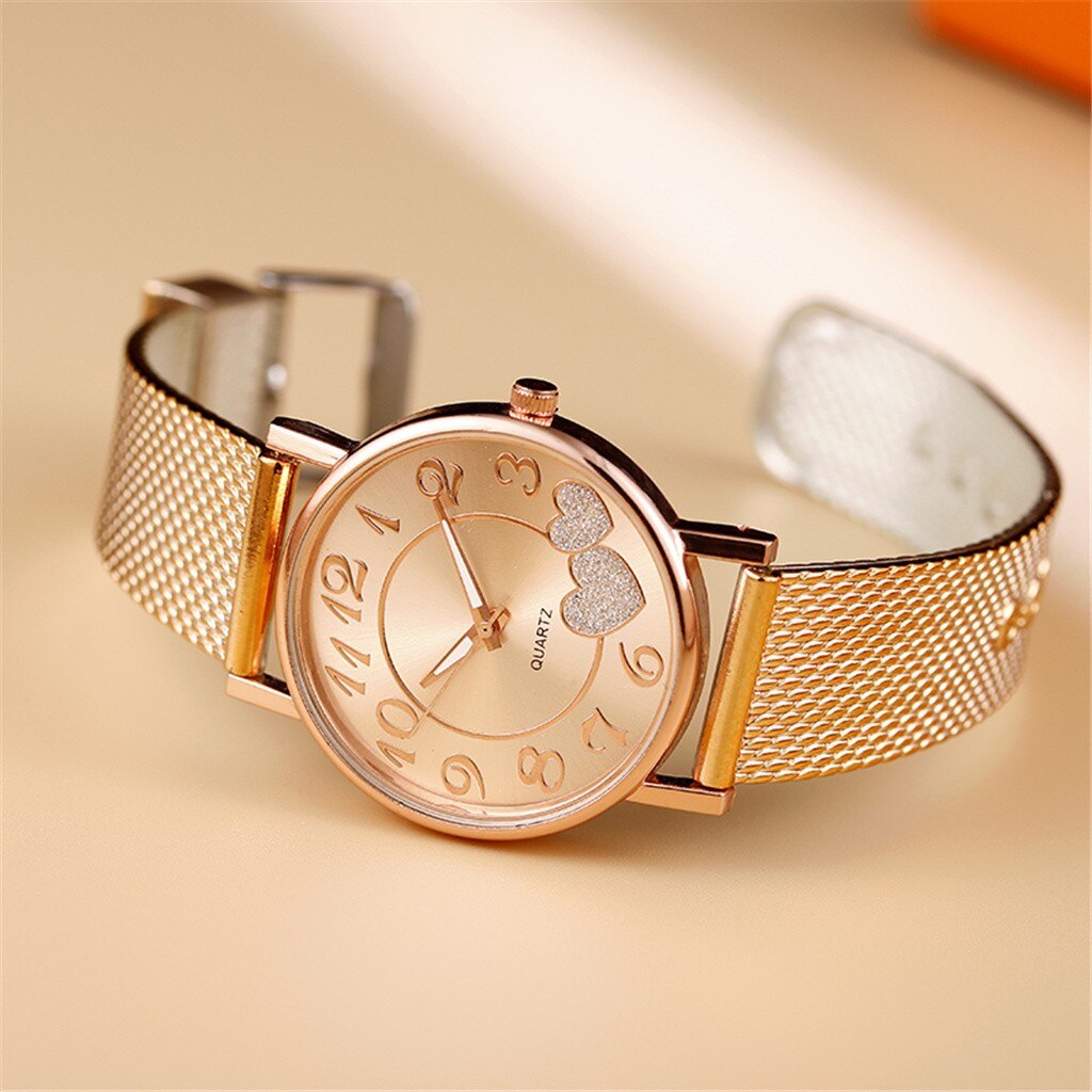 The Latest Top Watch Fashion Women Mesh Belt Watch Wild Lady Creative Gift relojes para mujer Drop Shopping