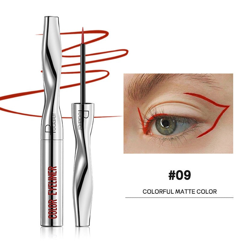 Makeup Pudaier eyeliner long-lasting waterproof eyeliner pen ultra-fine color liquid eyeliner