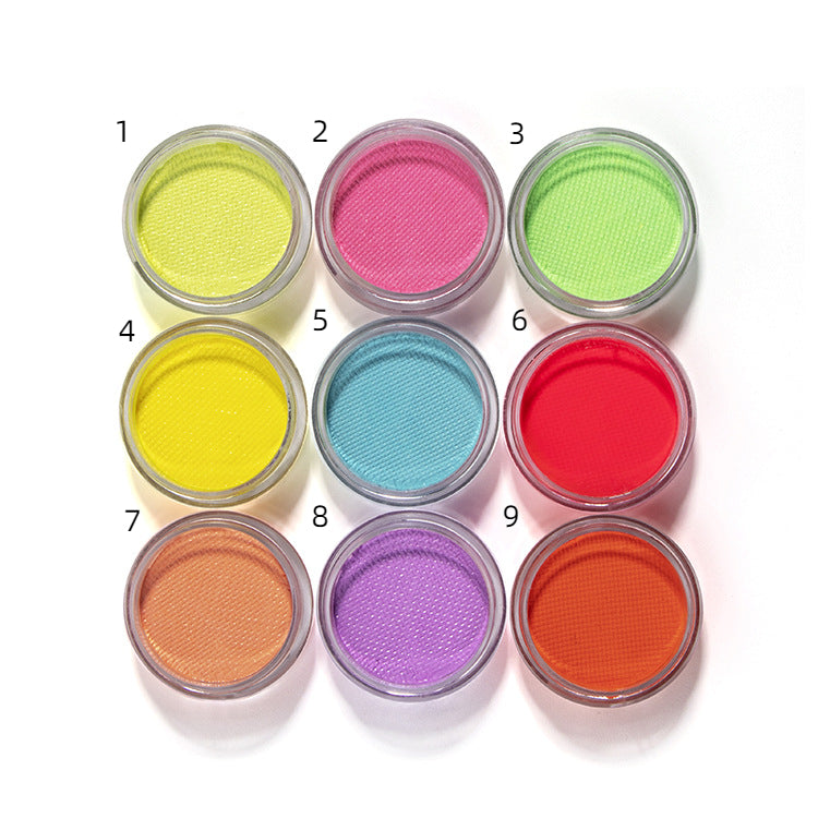 Colorful fluorescent body paint eyeliner cream Halloween face paint cream luminous color paint