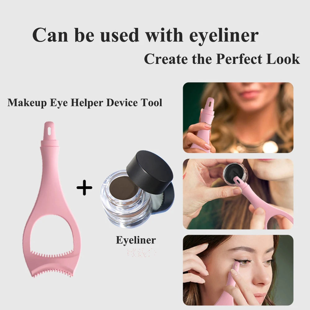 Mascara Shield Applicator Eyelash Brush Curler Guard Applicator Silicone Eyelashes Makeup Tool Eyeliner Guide Applicator Helper