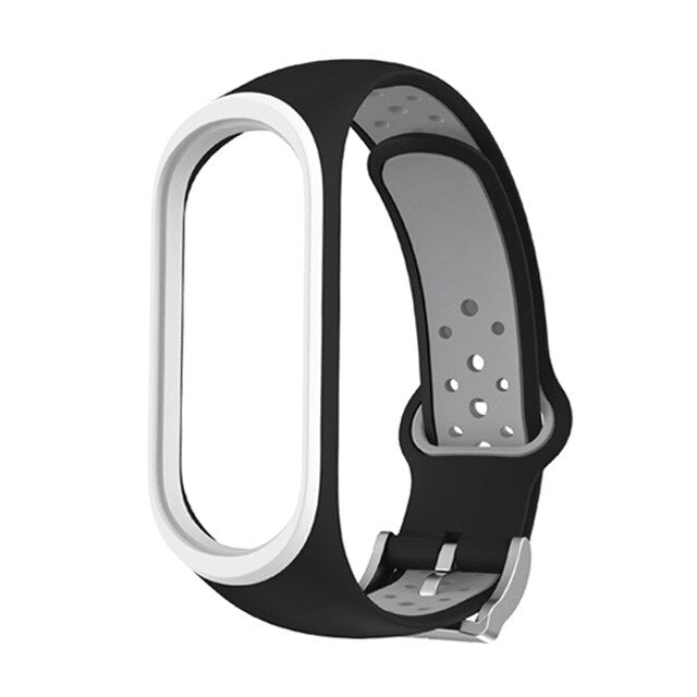 Strap For Mi band 5 4 3 Strap breathable bracelet for mi band 4 3 bracelet miband 3 4 sport strap for XiaoMi mi band 3 4 5 Strap