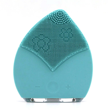 Makeup Deep Pores Cleaning Electric Waterpoof Silicone Sonic Vibration Facial Wash Brush Cleaner Cleanser Beauty Massager