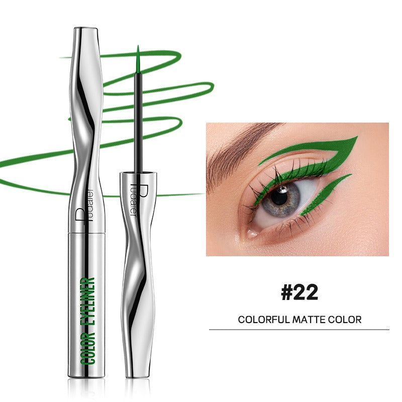 Makeup Pudaier eyeliner long-lasting waterproof eyeliner pen ultra-fine color liquid eyeliner