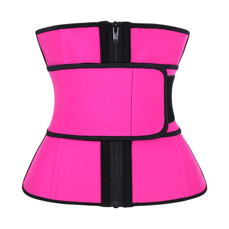 9 Steel Bone Tummy Belt Single Belt Zipper Style Plastic Abdominal Belt Waist Trainer Plastic Belt Waist Strap