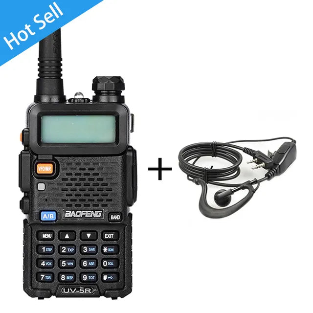 BaoFeng UV-5R Walkie Talkie Professional CB Radio Baofeng UV5R Transceiver 128CH 5W VHF&UHF Handheld UV 5R For Hunting Radio