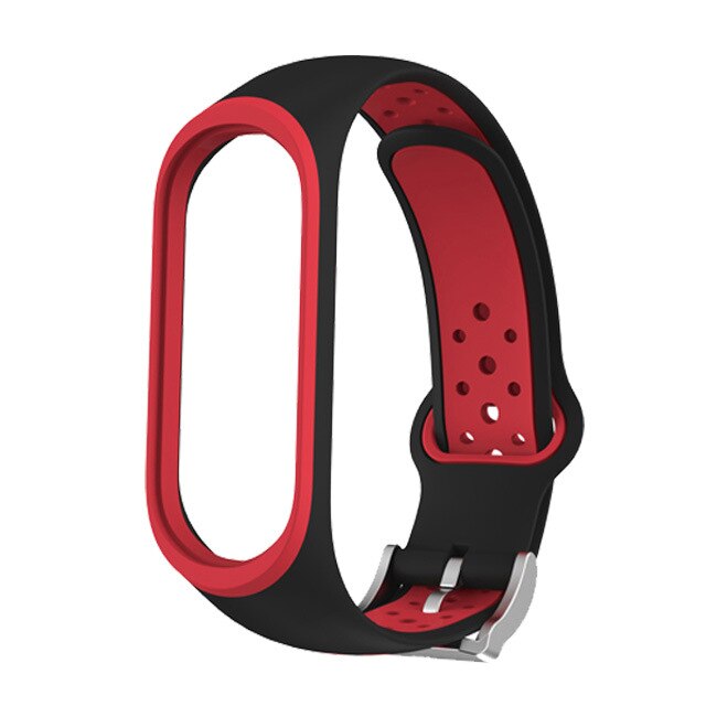 Strap For Mi band 5 4 3 Strap breathable bracelet for mi band 4 3 bracelet miband 3 4 sport strap for XiaoMi mi band 3 4 5 Strap