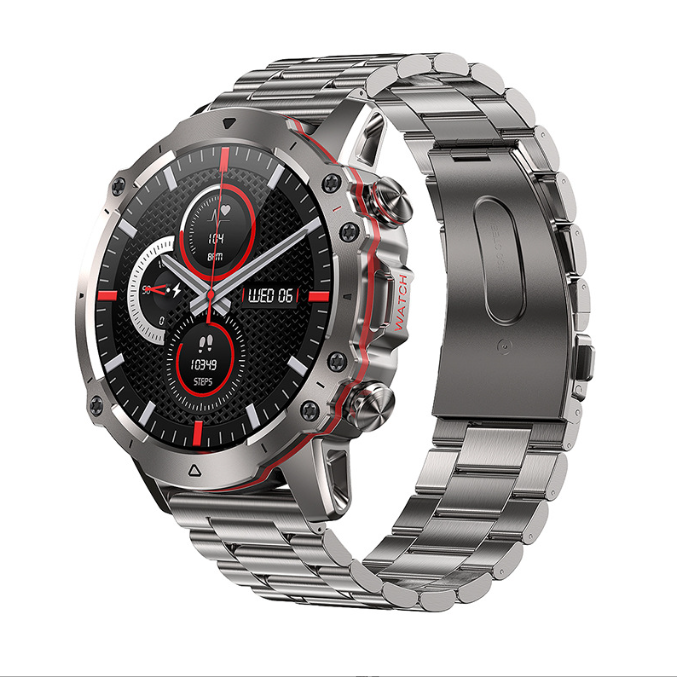 AK56 smartwatch high definition Bluetooth voice call outdoor three prevention heart rate and blood pressure monitoring