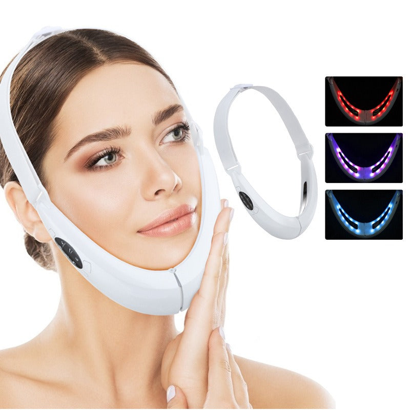 New Micro Current Colorful Light Beauty Slimming Instrument Tool Intelligent Tuina Hot Apply Lifting V-shaped Slimming