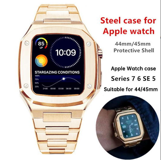 Suitable for Apple Watch modified case metal protective case iwatch 8/7/6/5/4/SE ultra protective case