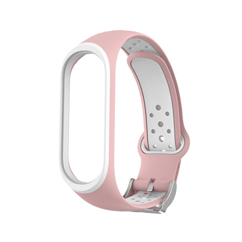 Strap For Mi band 5 4 3 Strap breathable bracelet for mi band 4 3 bracelet miband 3 4 sport strap for XiaoMi mi band 3 4 5 Strap