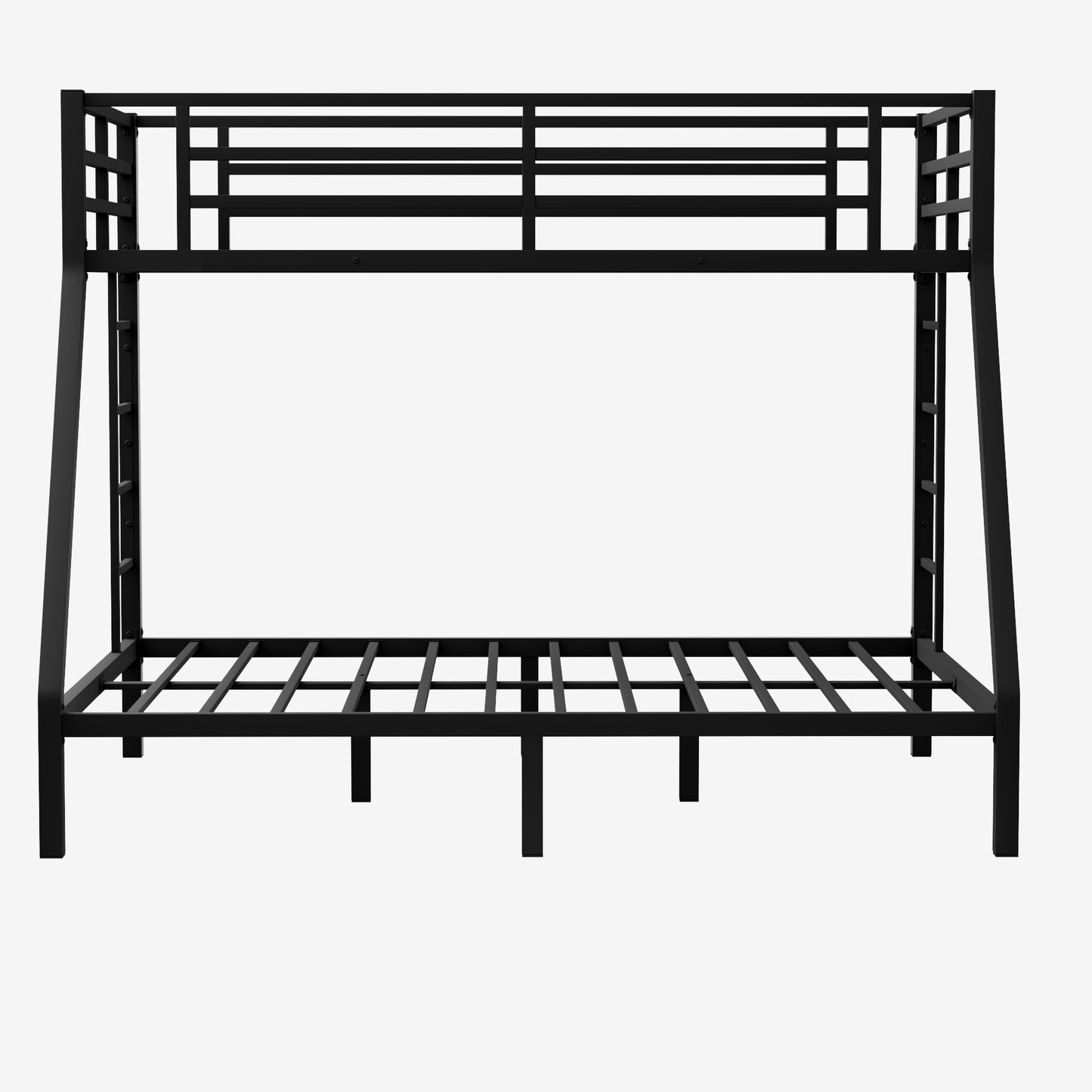 Metal Twin XL over Queen Bunk Bed for Teens and Adults,Space-Saving/Noise Reduced/No Box Spring Needed