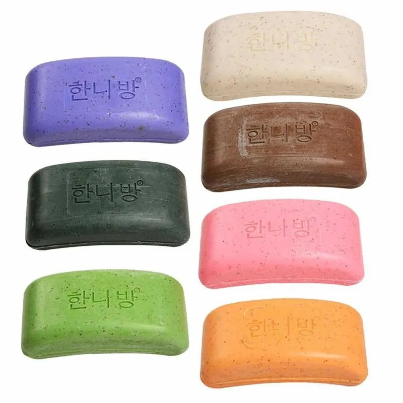 NEW Hot 100% Pure Nature Elements Organic Bath Soap Essence Exfoliating Moisturizing Plants Whitening Soap Mud Handmade Vol S9E3