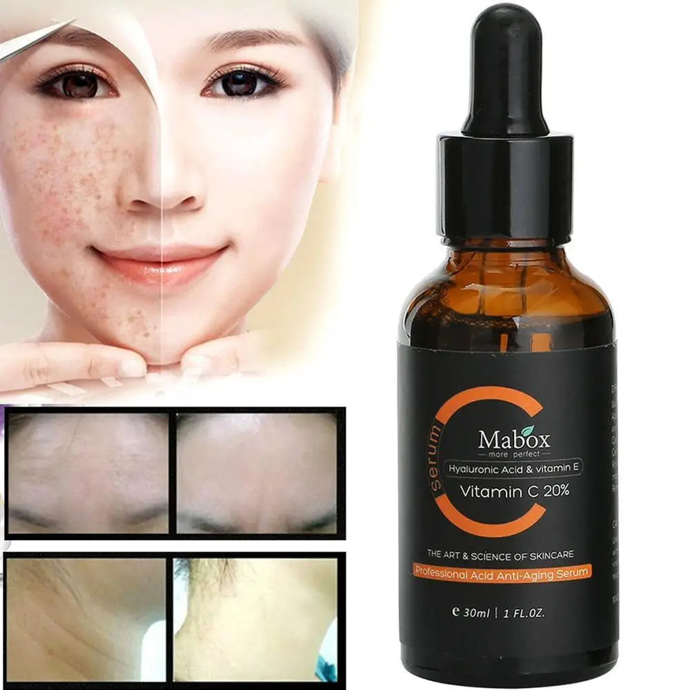 MABOX 2.5% Retinol Whitening Face Cream + Vitamin C Whitening Serum Anti aging Moisturizer Face Cream