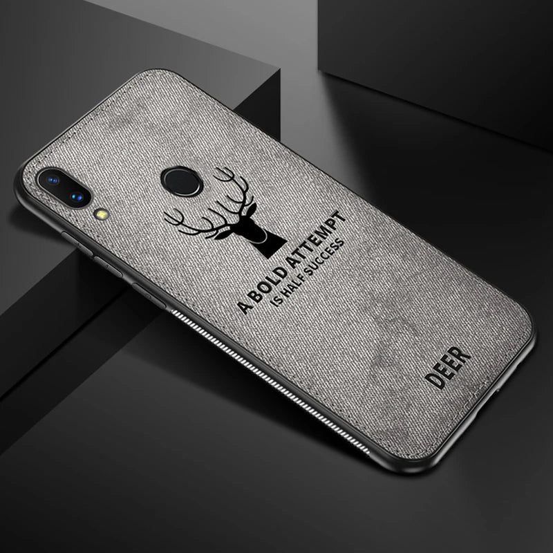 Deer Cloth Phone Case for Huawei Honor 20 Pro Lite 10 10i 8A 8C 8X 8S 9X PRO 7X 7S 7A Honor 7C 9 20s 9A Soft Silicone Frame Case